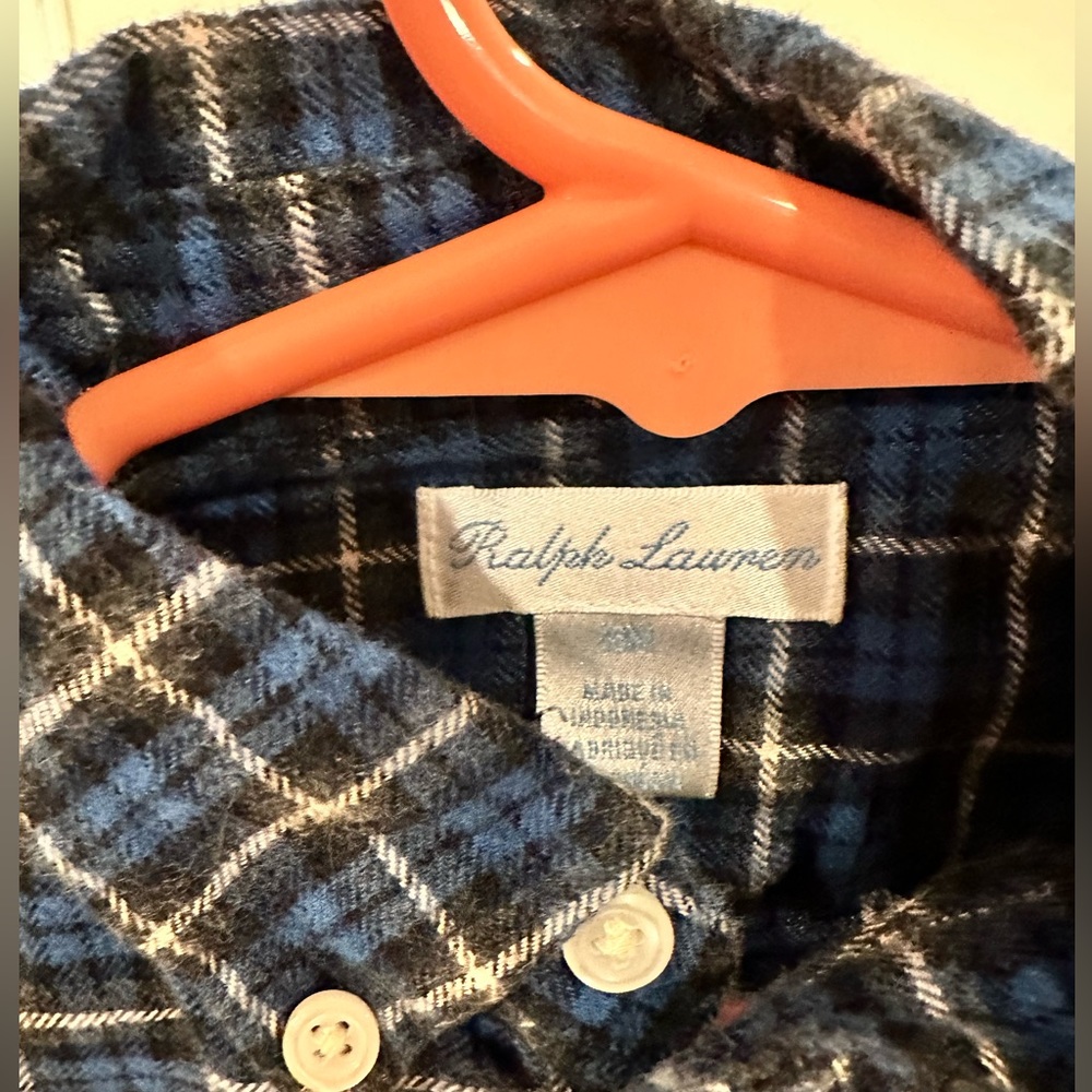 Long sleeve Ralph Lauren button down top for toddler